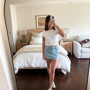 Pacsun Denim Mini Skirt